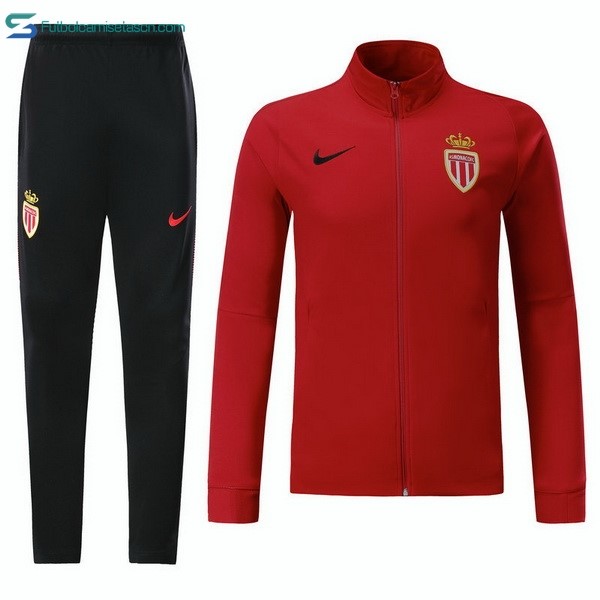 Chandal AS Monaco Niños 2017/18 Rojo